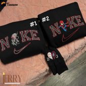 Spiderman & Gwen Stacy Disney Nike Sweatshirt Perfect Valentines Gift for Couples| soulcals.com