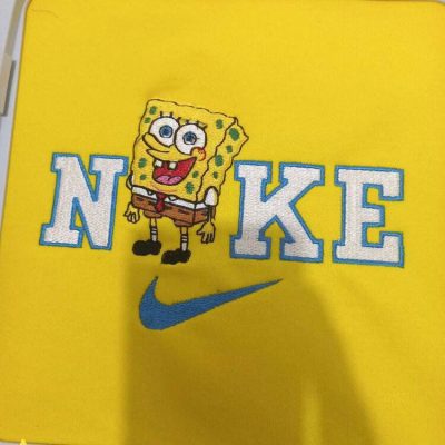 SpongeBob Nike Embroidered Sweatshirt| soulcals.com