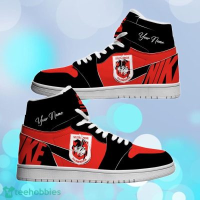 St. George Illawarra Dragons Custom Name NRL Air Jordan HighTop Best Gift For Fans