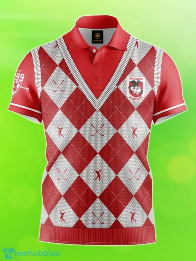 St. George Illawarra Dragons NRL Fairway Golf Polo Shirt Best Gift Men And Women For Fans