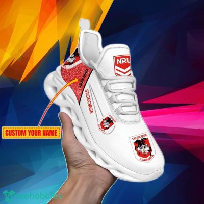 St. George Illawarra Dragons NRL Glitter Personalized Max Soul Shoes