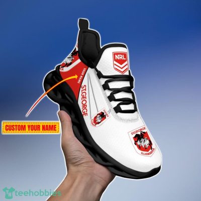 St George Illawarra Dragons Personalized Name NRL Max Soul Shoes Gift Fans