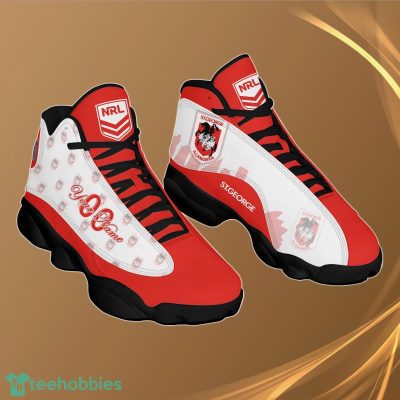 St. George Illawarra Dragons Personalzied Name NRL Air Jordan 13 Shoes Best Gift Fans