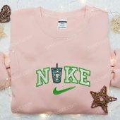 Starbucks Christmas Cup X Nike Embroidered Shirt Favorite Food And Drink Embroidered Hoodie Christmas Embroidered Sweatshirt 2.jpeg - demo10