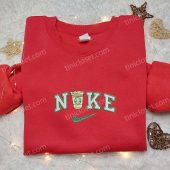 Starbucks Coffee X Nike Embroidered Shirt Favorite Food And Drink Embroidered Hoodie Nike Inspired Embroidered Sweatshirt 1.jpeg - demo10