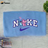 Stitch and Angel Disney Nike Embroidered Sweatshirts| soulcals.com