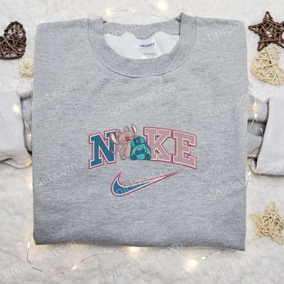 Disney Characters Embroidered Shirt Hoodie & Sweatshirt Stitch and Angel Love Hearts x Nike Collection for Valentine s Day| soulcals.com