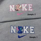 Stitch Angel Nike Embroidered Shirt Custom Nike Embroidered Shirt Matching Couple Shirt 1.jpeg - demo10