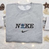 Stitch Drinking Boba X Nike Embroidered Shirt Disney Characters Embroidered Hoodie Nike Inspired Embroidered Sweatshirt 3.jpeg - demo10