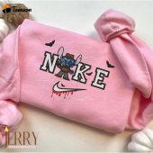 Stitch In Freddy Krueger Halloween Nike Embroidered Sweatshirt| soulcals.com