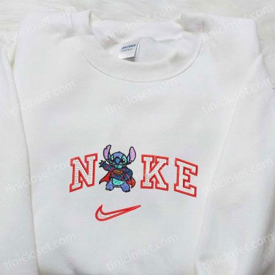 Superman x Nike Embroidered Shirt Disney Characters Hoodie Nike Inspired Sweatshirt| soulcals.com