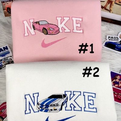 Suki Brian Fast And Furious Nike Embroidered Sweatshirt Perfect Valentines Day Gift For Couples| soulcals.com