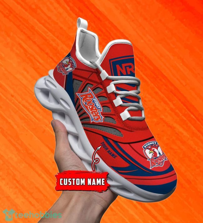 Sydney Roosters Custom Name NRL Max Soul Shoes Men And Women For Fans