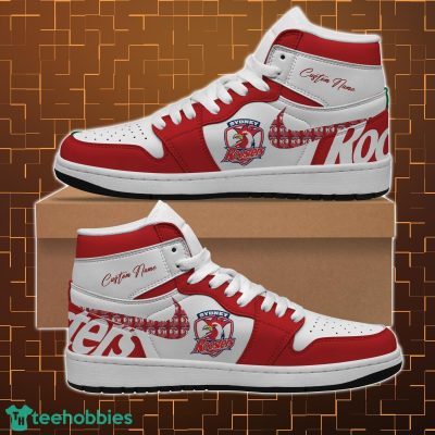 Sydney Roosters NRL Air Jordan Hightop Shoes Custom Name For fans
