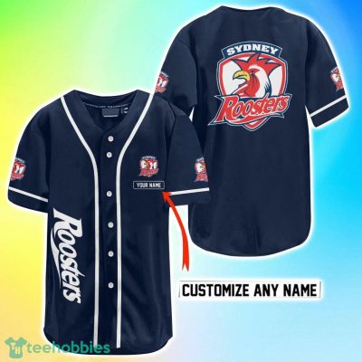 Sydney Roosters NRL Custom Name Baseball Jersey Best Gift For Men And Women Fans