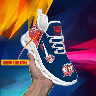 Sydney Roosters NRL Glitter Personalized Max Soul Shoes Best Gift