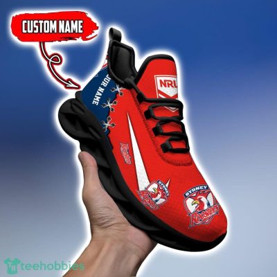 Sydney Roosters Personalized Name NRL Premium Luxury Max Soul Shoes Best Gift For Fans