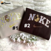 Tarzan And Jane Disney Nike Embroidered Sweatshirts| soulcals.com