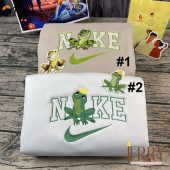 Disney Nike Frog and Princess Embroidered Sweatshirt Unique and Stylish Apparel for Disney Fans| soulcals.com