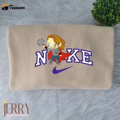 Thor Marvel Nike Embroidered Sweatshirt| soulcals.com