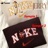 Timon And Pumbaa Nike Embroidered Sweatshirt| soulcals.com