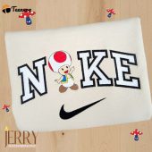 Toad Mario Nike Embroidered Sweatshirt| soulcals.com