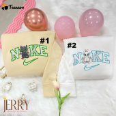 Toothless & Light Fury Disney Nike Embroidered Sweatshirt Couple s Hoodies| soulcals.com