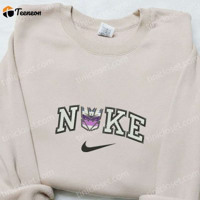 Transform Your Style with Transformer Logo x Nike Embroidered Shirt Movie Hoodie & Inspired Sweatshirt| soulcals.com