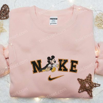 Spooky Vampire Costume Mickey Mouse x Nike Shirt Trick or Treat Sweatshirt Cute Halloween Hoodie | soulcals.com