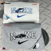 Vintage Brian & Dom Nike Embroidered Sweatshirts, Perfect Nike Couple Embroidery Sweatshirts| soulcals.com
