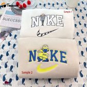 Vintage Minions & Gru Nike Sweatshirts with Embroidered Nike Logo Perfect for Nike Embroidery Matching| soulcals.com