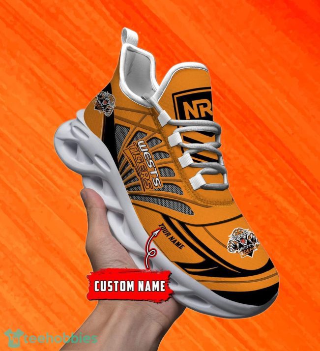 Wests Tigers Custom Name NRL Max Soul Shoes Men And Women For Fans