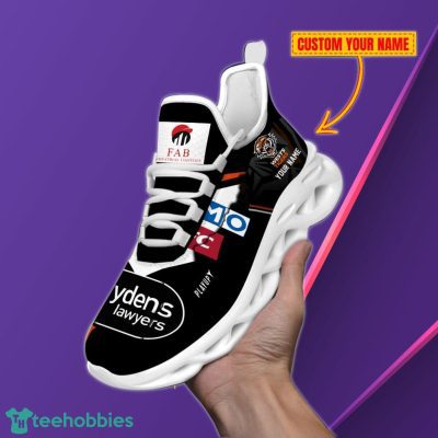 Wests Tigers Personalized Name NRL Max Soul Shoes Unique Gift For Fans