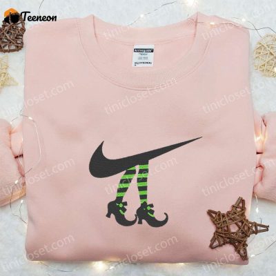 Witch Legs x Nike Swoosh Embroidered Shirt & Halloween Hoodie, Perfect Family Gifts| soulcals.com
