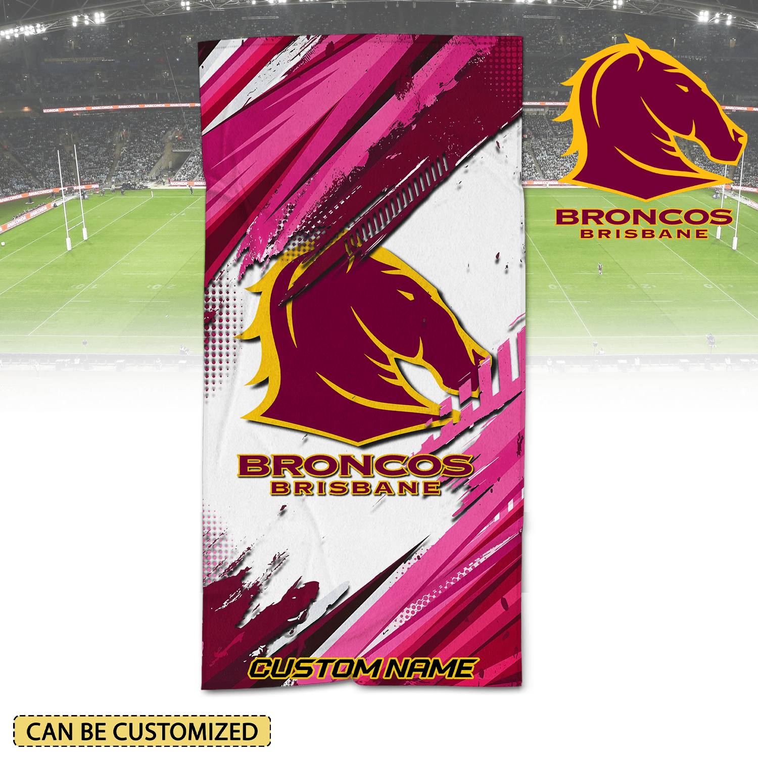Brisbane Broncos Pool Travel Beach  Towels s Brisbane Broncos Pool Travel Beach  Towels s