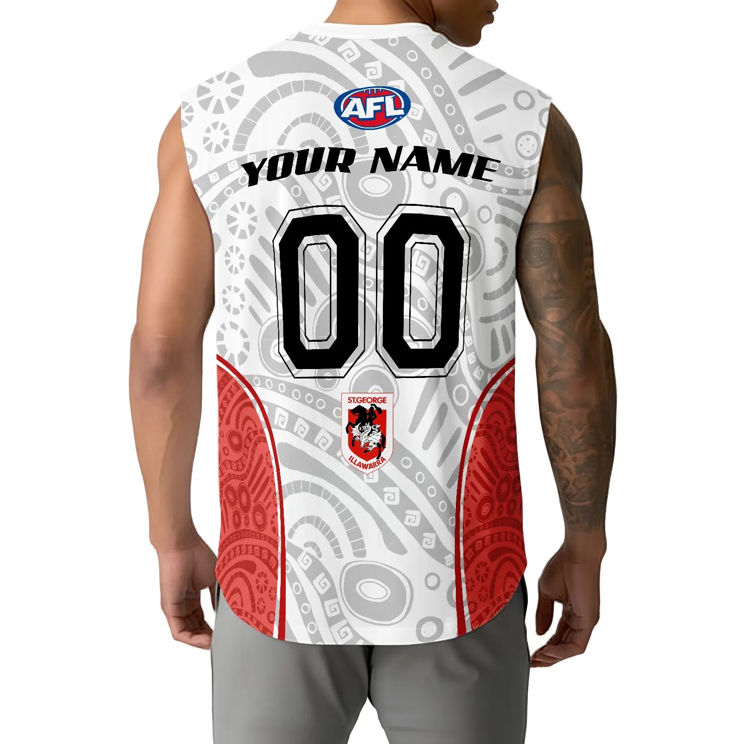 St. George Illawarra Dragons Personalized Tank Top Gift For Fans St. George Illawarra Dragons Personalized Tank Top Gift For Fans