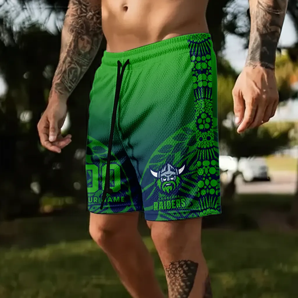Canberra Raiders Personalized Short Pants Gift For Fans Canberra Raiders Personalized Short Pants Gift For Fans