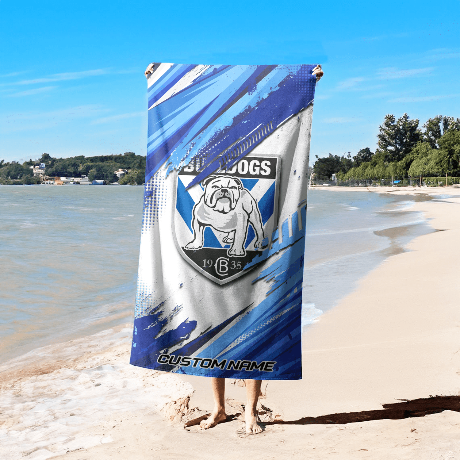 Canterbury-Bankstown Bulldogs Pool Travel Beach  Towels s Canterbury-Bankstown Bulldogs Pool Travel Beach  Towels s