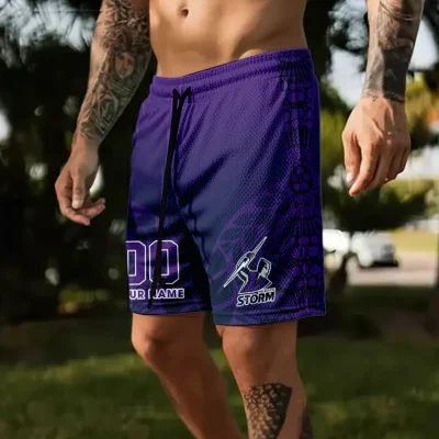 Melbourne Storm Personalized Short Pants Gift For Fans
