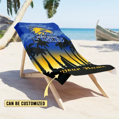 West Coast Eagles Pool Travel Beach  Towels