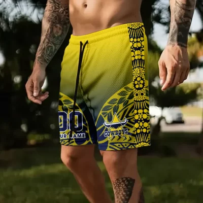 North Queensland Cowboys Personalized Short Pants Gift For Fans