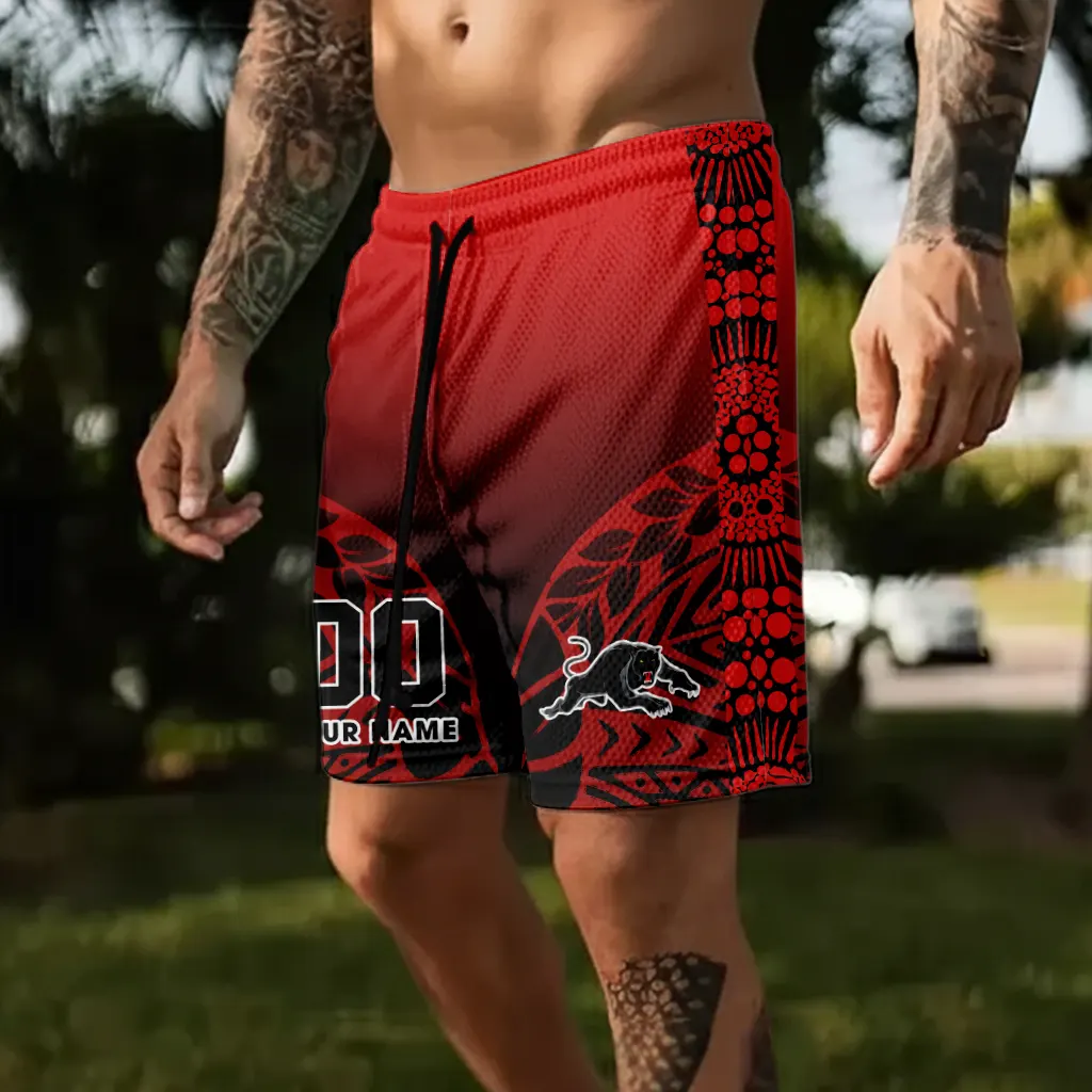 Penrith Panthers Personalized Short Pants Gift For Fans Penrith Panthers Personalized Short Pants Gift For Fans