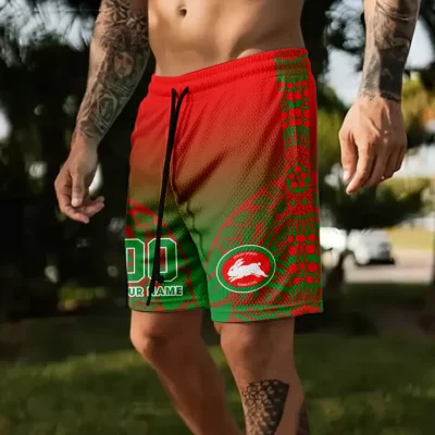 South Sydney Rabbitohs Personalized Short Pants Gift For Fans