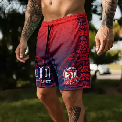 Sydney Roosters Personalized Short Pants Gift For Fans