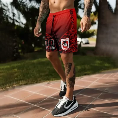 St. George Illawarra Dragons Personalized Short Pants Gift For Fans