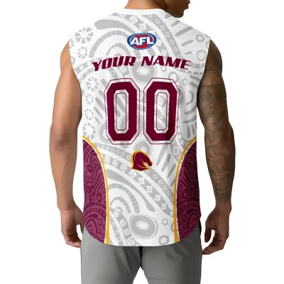 NRL Brisbane Broncos Personalized Tank Top Gift For Fans