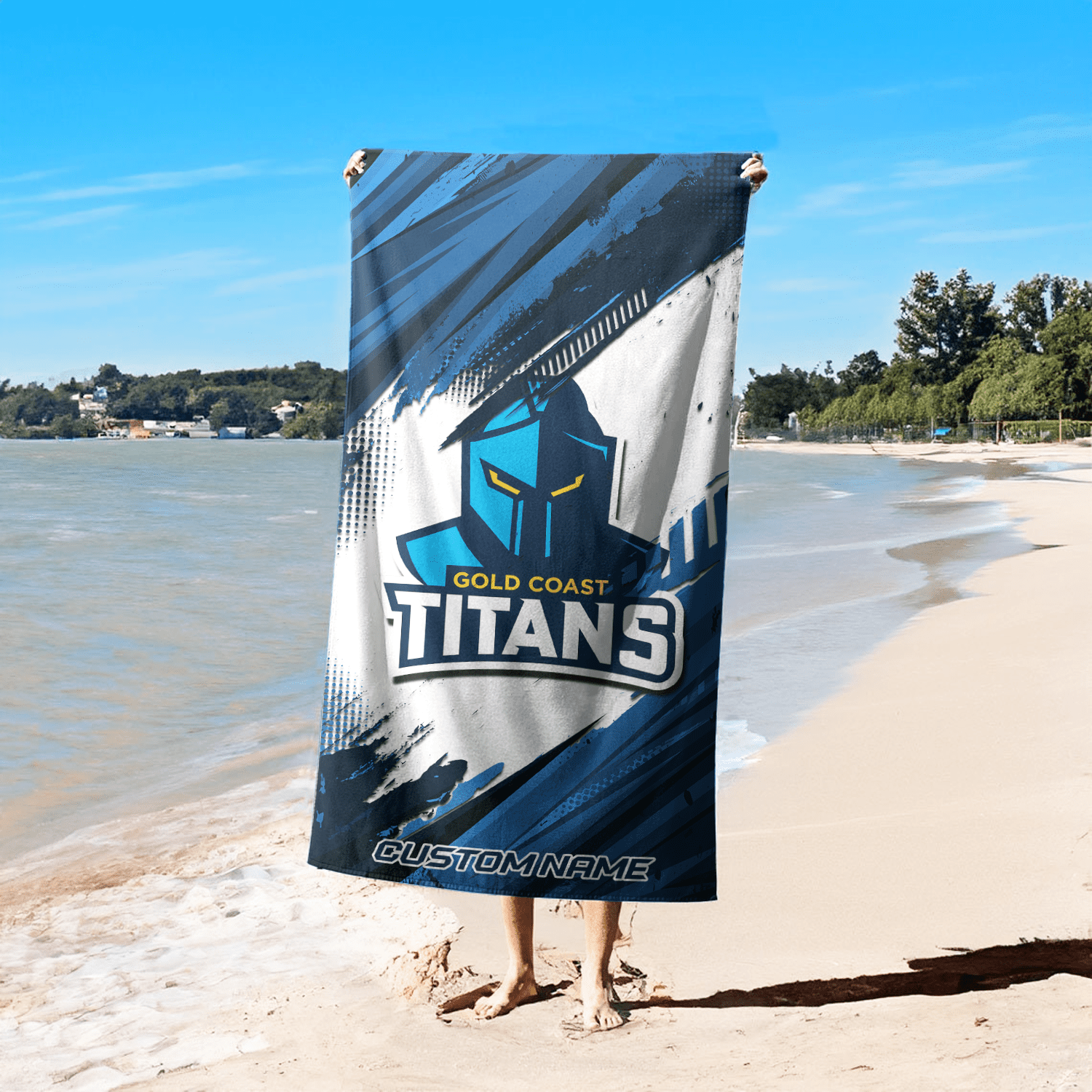 Gold Coast Titans Pool Travel Beach  Towels s Gold Coast Titans Pool Travel Beach  Towels s