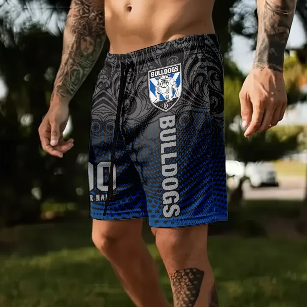 Canterbury-Bankstown Bulldogs Personalized Short Pants Gift For Fans Canterbury-Bankstown Bulldogs Personalized Short Pants Gift For Fans