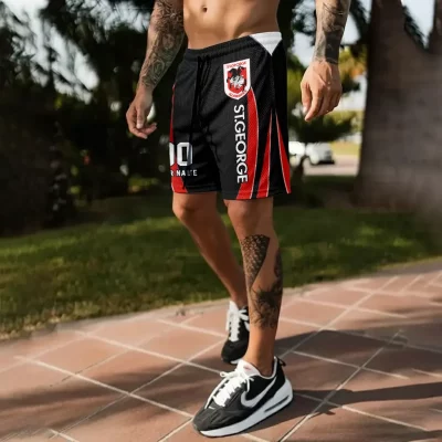 St. George Illawarra Dragons Personalized Short Pants Gift For Fans