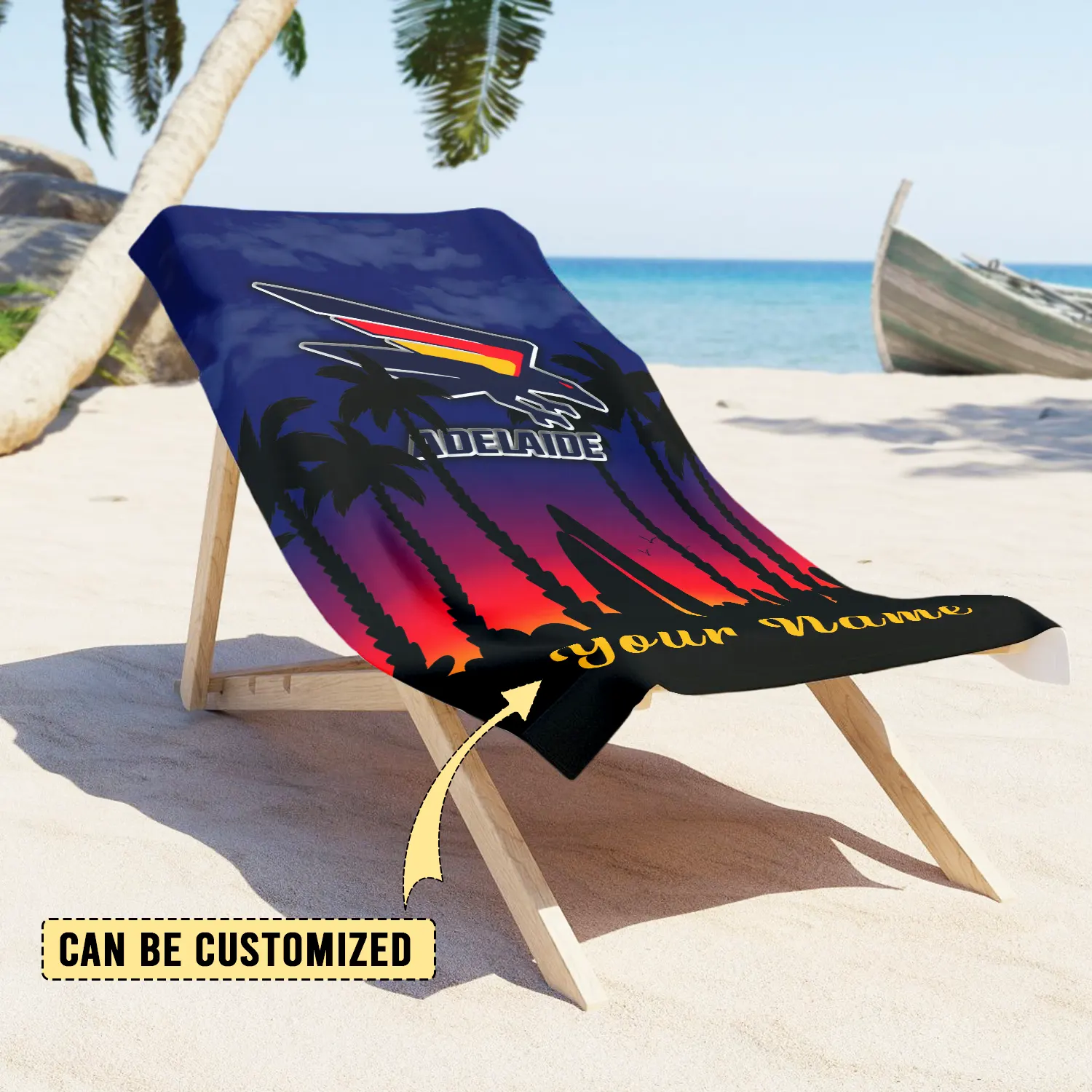Adelaide Crows Pool Travel Beach  Towels Adelaide Crows Pool Travel Beach  Towels